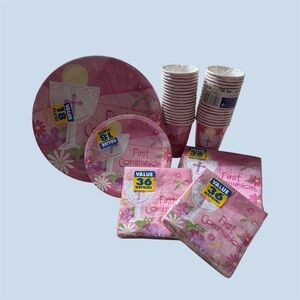 New Girl’s First Communion Party Supplies Set